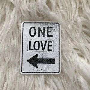 One Love Sticker
